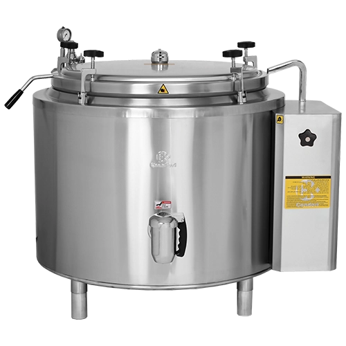 دیگ پخت صنعتی استوانه با سیستم بخار مرکزی