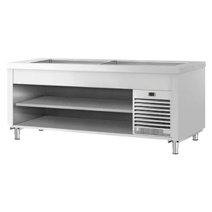 کانتر سرد صنعتی تمام استیل SS304 با یخچال – کندری کوک