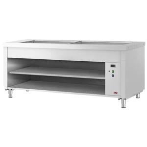 کانتر گرم صنعتی تمام استیل SS304 با گرمخانه – کندری کوک