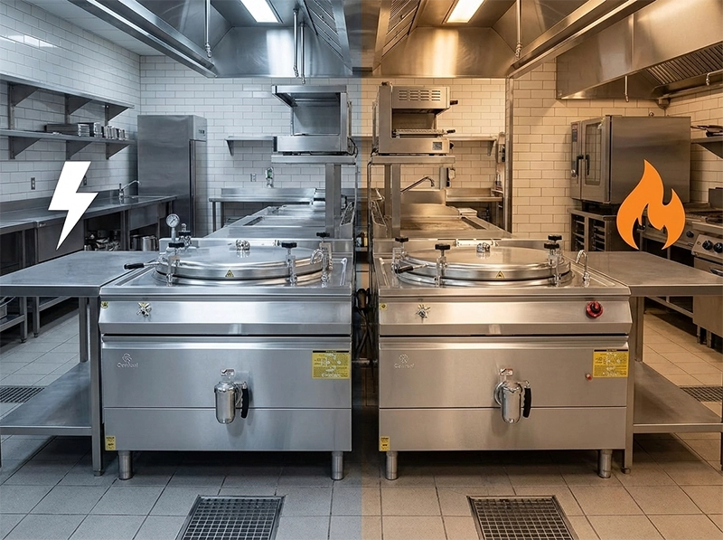 دیگ چلوپز برقی یا گازی؟ کدام یک برای آشپزخانه شما سودآورتر است؟