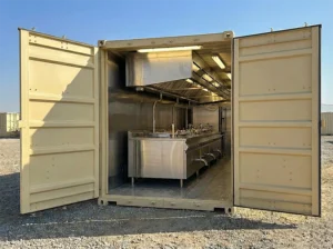 آشپزخانه سیار بحران و صحرایی: چک لیست تجهیزات ضروری کانتینری