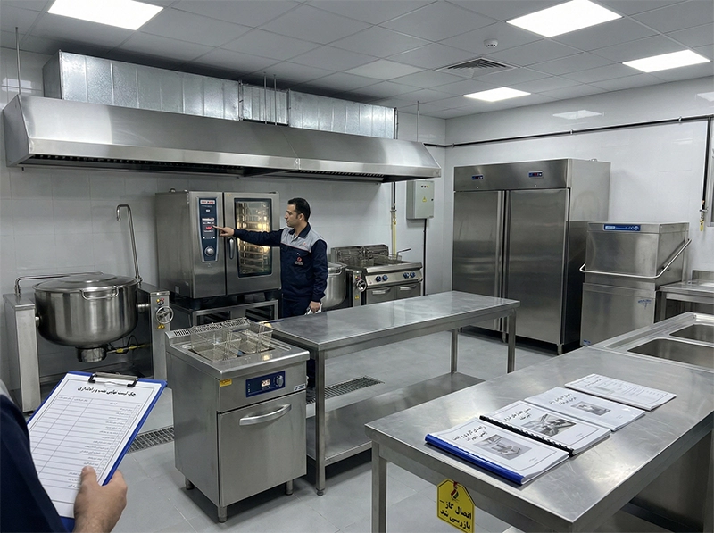 گام پنجم: نصب، راهاندازی و آموزش پرسنل