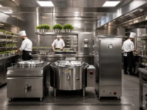 سیستم پخت مرکزی Green Cook در آشپزخانه صنعتی با کاهش ۷۰ درصدی مصرف انرژی و بهینهسازی هزینههای گاز و برق